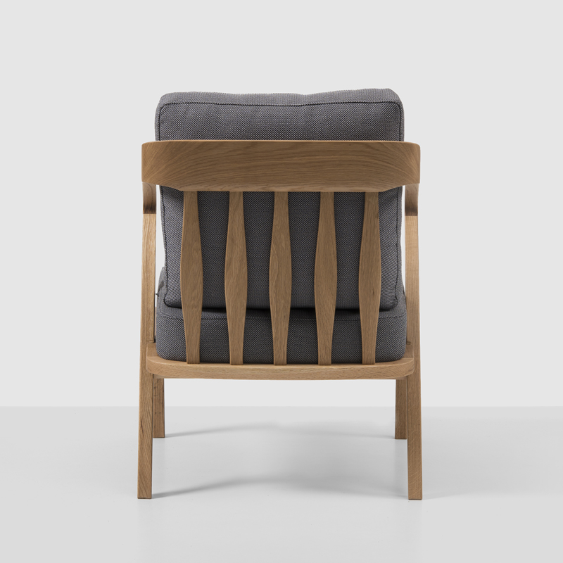 POLY Armchair in Oak from Hermonides